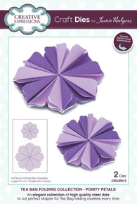 Creative Expressions- Jamie Rodgers Tea Bag Folding Collection- Pointy Petals