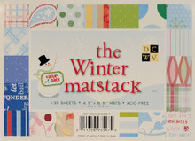 The Winter Matstack -81 sheets 4.5in x 6.5in