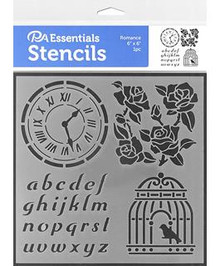 PA Essentials Stencils - Romance 6x6 1pc