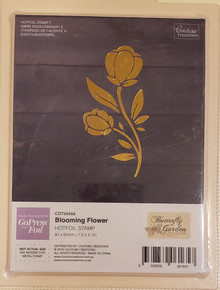 Couture Creations Butterfly Garden Hot Foil Stamp CO726563- Blooming Flower