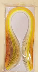 Quilling Paper 100 pc in 5 shades of Yellows