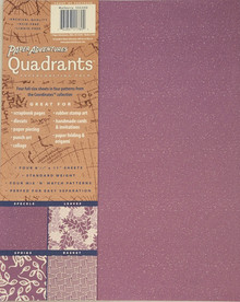 Paper Adventures Quadrants 4pgs 8 1/2 x11 in coordinating patterns Mulberry
