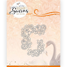 Find It Trading Amy Designs- Elegant Swans- Elegant Corner Die ADD10271