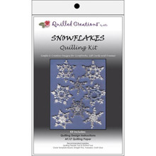 Quilled Creations Snowflakes Quilling Kit Designs &Paper
