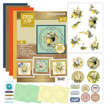 Stitch and Do on Colour 17 - Precious Marieke - Golden Christmas Card Making Kit STDOOC10017