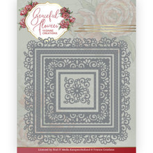Find It Trading Yvonne Creations Graceful Flowers- Graceful Square Die Set