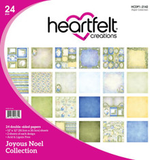 Heartfelt Creations Joyous Noel Collection ~ Paper Crafting 12 x 12 Paper Pad