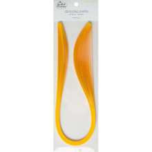 Quilled Creations 1/8" Quilling Strips - 50 Deep Yellow