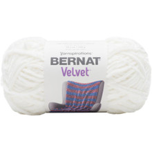Bernat Velvet (5 Bulky) 315 yd ball- White