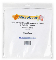 Microfleur 9' (23 cm) Max Flower Press Replacement Liners