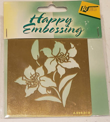 AVEC- Happy Embossing Square Stencil - Lilly