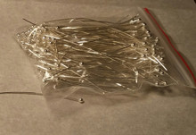 Light Duty Ball Head Pins for Making Bow Pins - Silver - Approx 100 pieces per Pack