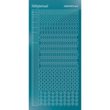 Find It Trading Hobbydots sticker style 16- Mirror - Turquoise