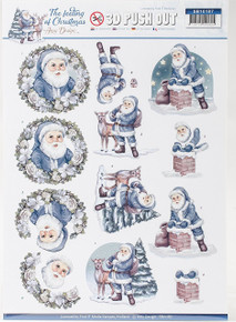 Amy Design - The Feeling Of Christmas Punchout Sheet-Santa Claus