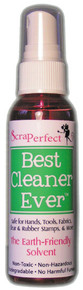 Scraperfect Best Cleaner Ever 2 Oz. Safe for Hands Tools Fabrics Clear & Rubber Stamps and More!