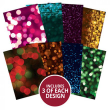 Hunkydory- Adorable Scorable Pattern Packs - Christmas Lights