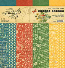 Graphic 45 12 x 12 Patterns & Solids- Little Things