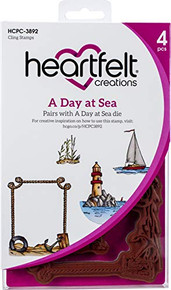 Heaftfelt Creations Cling Rubber Stamp Set- Day at Sea