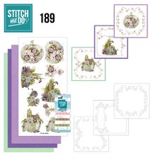 Find It Trading Stitch and Do 189 - Precious Marieke- Purple Passion- Embroidery on Paper kit
