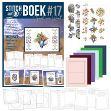 Stitch and do Book #17 with Embroidery Patterns & 3D Sheet STDOBB017