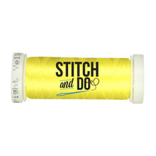 Find It Trading Stitch and Do Embroidery Thread 200 m Roll- Bright Yellow SDCD06