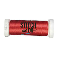 Find It Trading Stitch and Do Embroidery Thread 200 m Roll- Red SDCD13