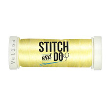 Find It Trading Stitch and Do Embroidery Thread 200 m Roll- Yellow SDCD04