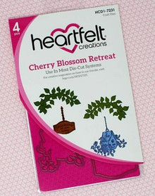 Heartfelt Creations Cut & Emboss Dies- Cherry Blossom Retreat