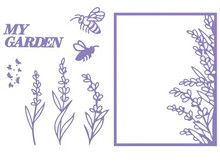 Couture Creations- Lavender Love Collection Cute & Create Dies- Garden Frame