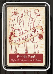 Graphic 45 Hybrid Ink Pad -- Brick Red