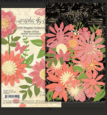 Graphic 45 Flower Assortment—Shades of Pink