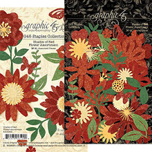 Graphic 45 Flower Assortment—Shades of Red