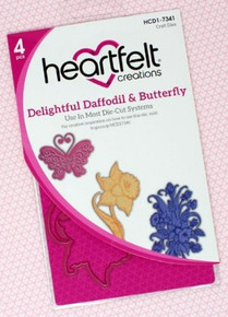 Heartfelt Creations- Delightful Daffodil Collection- Delightful Daffodil & Butterfly Die