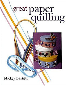 Great Paper Quilling by Mickey Basket GOOD condition