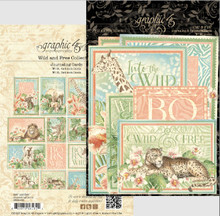 Graphic 45 Wild and Free Collection- Journaling Cards