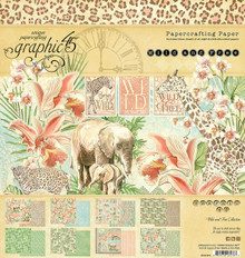 Graphic 45 8X8 Papercrafting Paper- Wild and Free