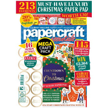 Papercraft Essentials Magazine Issue 215 - with Countdown to Christmas Paper Pad