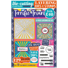 Die Cutting Essentials Magazine Issue 92- Terrific Triangles Die-set