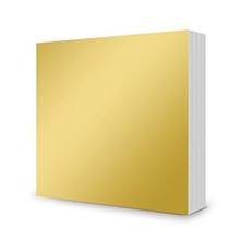 Hunkydory Mirri Mats 100 Mirri Sheets in Rich Gold 6x6' Mirror Board MCDM103