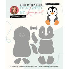 Find It Trading Designed by Anna Cutting Die- Patrick Penguin (Includes Hobbyzine Magazine)