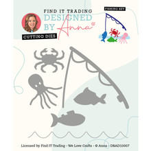 Find It Trading Designed by Anna Cutting Die- Fishing Set