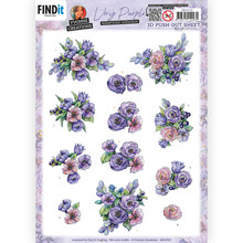 Find it Trading- Yvonne Creations- Very Purple Watercolor Collection- Blueberries SB10723