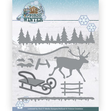 Find It Trading Yvonne Creations Nordic Winter Collection- Nordic Scene Die Set