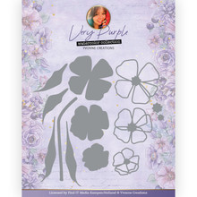 Find It Trading Yvonne Creations Very Purple Watercolor Collection- Very Purple Flowers Die Set