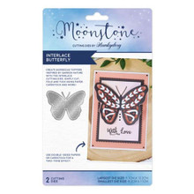 Hunkydory Crafts Moonstone Interlace Butterfly Dies MSTONE629