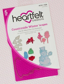 Heartfelt Creations Cut & Emboss Dies- Countryside Winter 'scapes