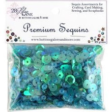 28 Lilac Lane Premium Sequins- Peacock Feathers PS506