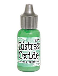 Ranger- Tim Holtz- Distress Oxide Re-inker 0.5 fl oz- Cracked Pistachio