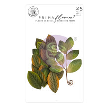 Prima Marketing Mulberry Paper Flowers- Magnolia Rouge- Elegant Greenery