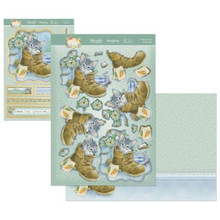 HunkyDory Crafts Spring is in The Air Deco-Large Topper Set- A Purr-FECT Day SPRINGDEC902